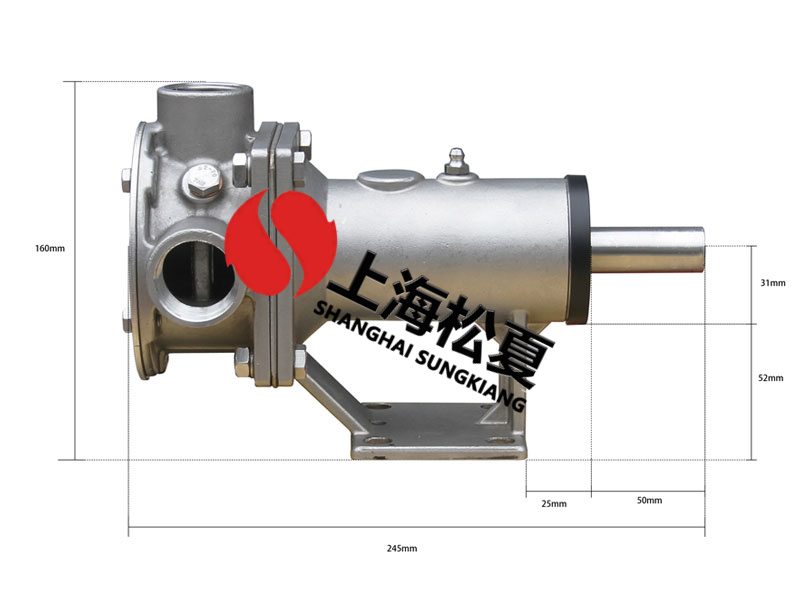 Jabsco手動(dòng)離合器泵化工安裝圖解